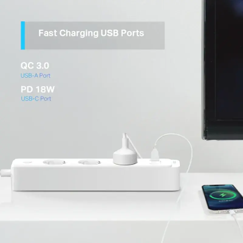 Мережевий фільтр живлення TP-Link Tapo P300 - фото 3