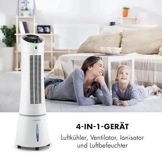 Мобільний кондиціонер-вентилятор Klarstein Skyscraper Ice 4 в 1 (10028303) - фото 3