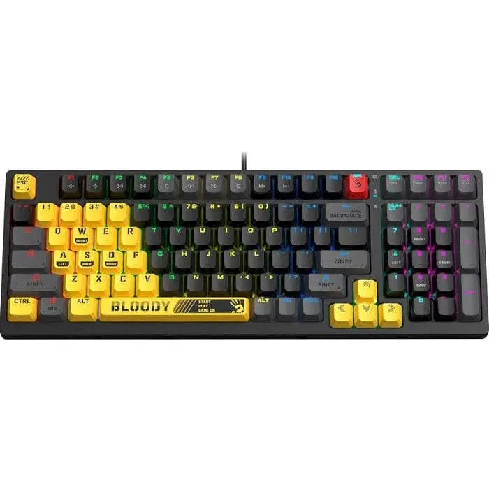 Клавиатура A4Tech Bloody S98 Sports Lime проводная - фото 6