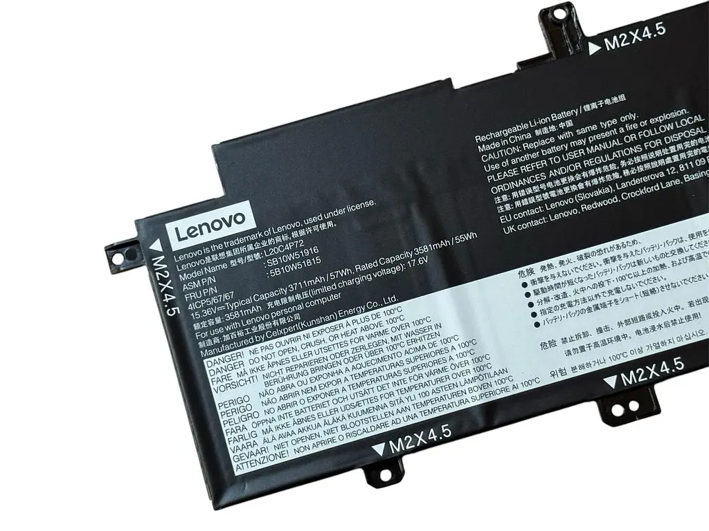 Акумулятор для ноутбука Lenovo ThinkPad T14s Gen 2 L20C4P72 L20D4P72 L20M4P72 L20L4P72 - фото 2