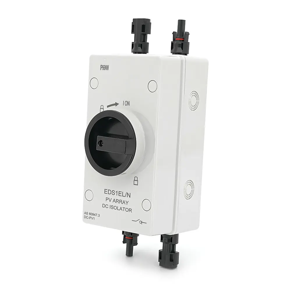 Поворотный выключатель VGreen EDS1EL/N32/2R (2MC4) 1000V 32A 2P IP66 Grey - фото 2
