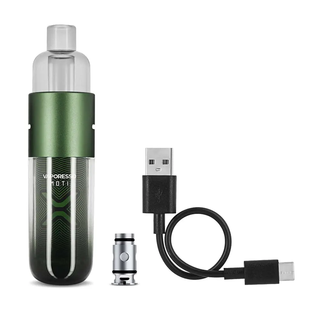 Под-система Vaporesso Moti X Mini Pod 1150 mAh 4 ml Kit Aurora Green (15784) - фото 4