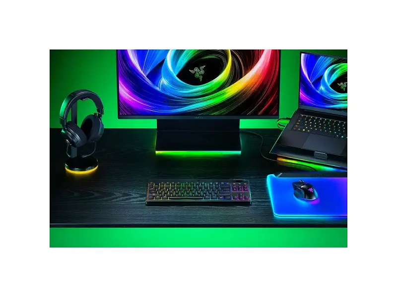 Клавіатура Razer BlackWidow V4 Low-Profile TKL Green switch (RZ03-05450500-R3M1) - фото 8
