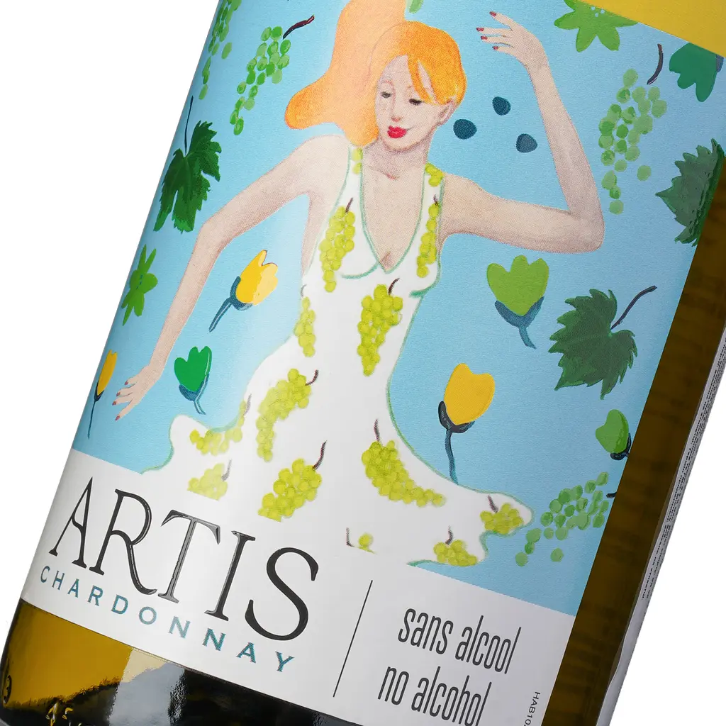 Вино безалкогольне Cordier Artis Chardonnay біле напівсолодке 0.75 л - фото 5