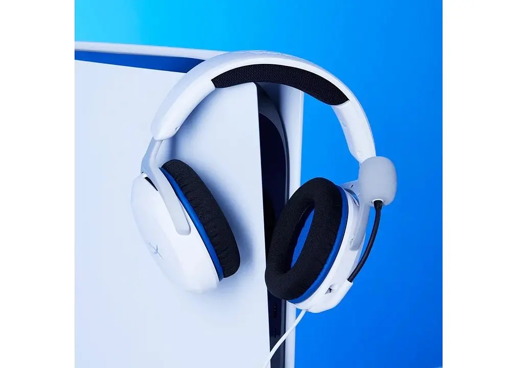 Гарнітура Cloud Stinger 2 Core PS5/PS4, mini-jack, біло-синій HyperX teh0013193 - фото 9