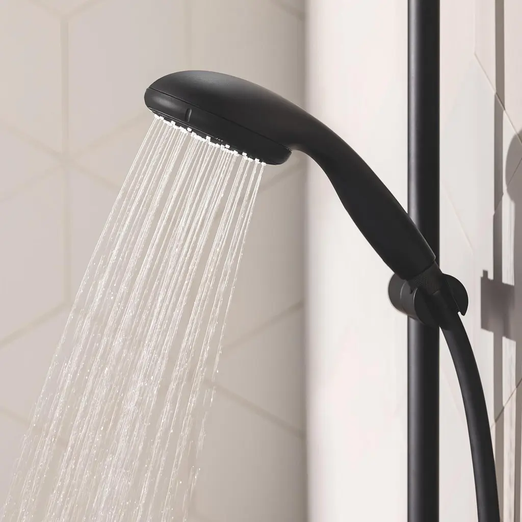 Душовий гарнітур Grohe QuickFix Vitalio Start 100 279482430, Чорний матовий - фото 5