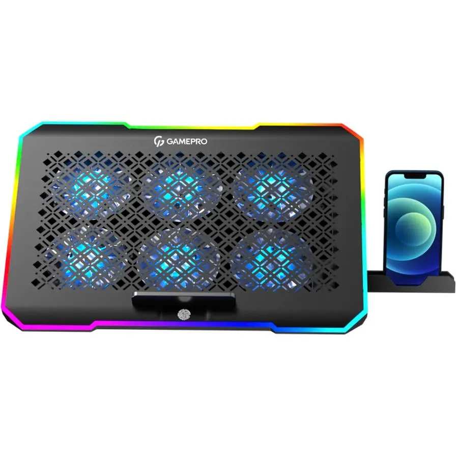 Охлаждающая подставка для ноутбука до 15,6 дюйма GamePro GPCP-660 6xfans - фото 2