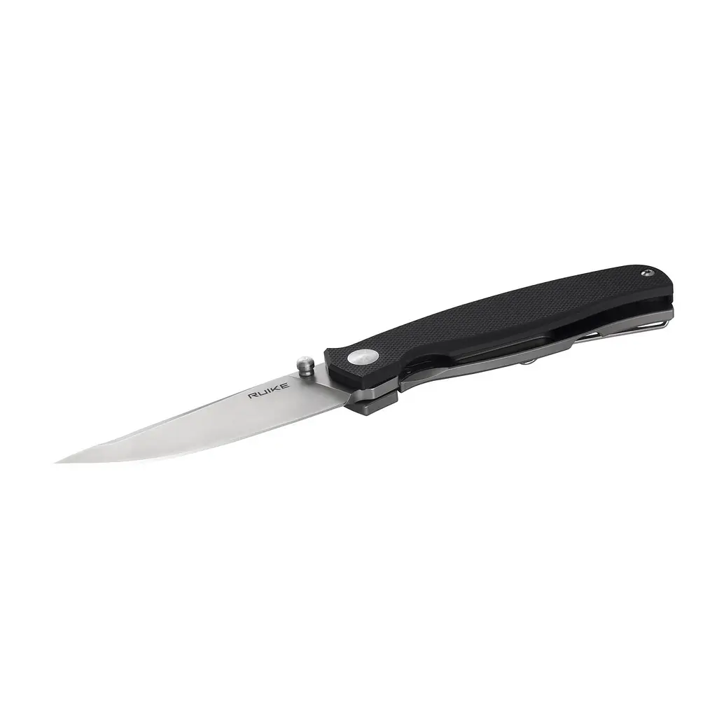 Ніж складаний кишеньковий Ruike M661-TZ, (7.4 см) steel 154СМ/G10 чорний