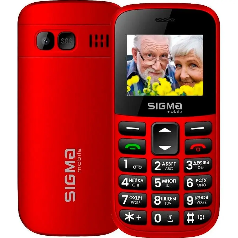 Мобільний телефон Sigma mobile Comfort 50 Easy Red (4827798585221) UA-UCRF [131384] - фото 3