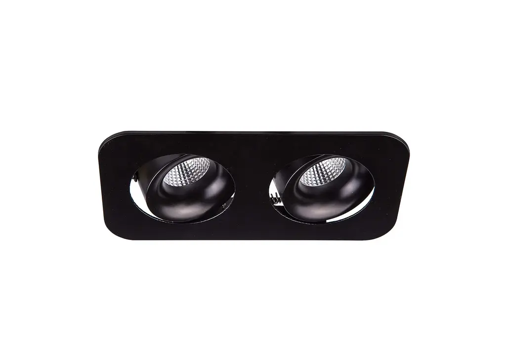 Точечный светильник MJ-Light SL7464-2X7W BK 3000K - фото 2