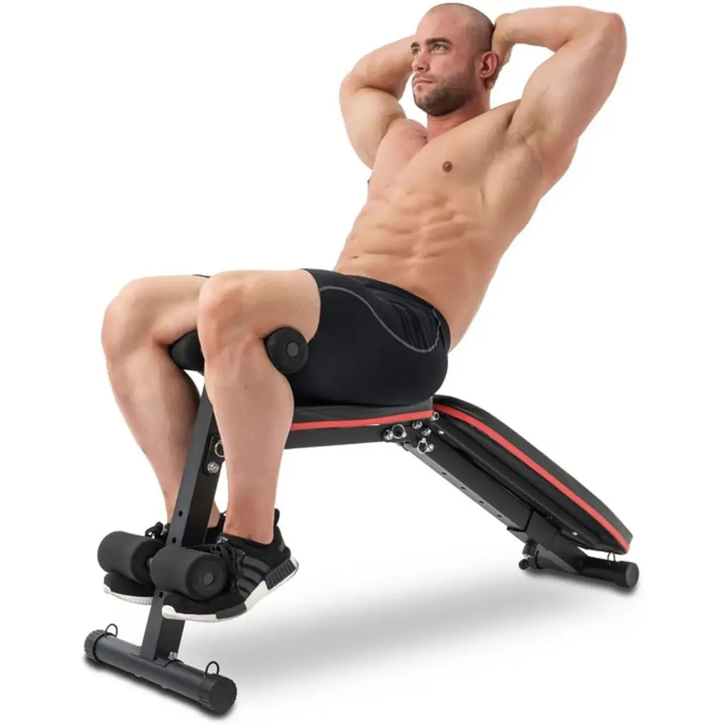 Скамья тренировочная Hop-Sport HS-1030 с фиксатором для ног - фото 6