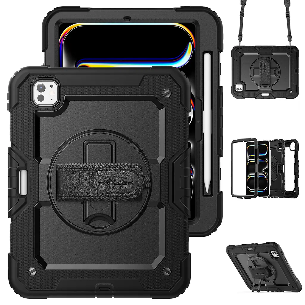 Чехол ArmorStandart Panzer для iPad Pro 11 2024 Black (ARM82527) - фото 4