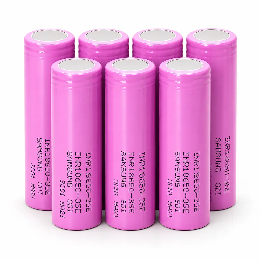 Акумулятори Samsung 35E 18650 3500 mAh Li-Ion 3.7V набір 7 штук, літій-іонна батарея для електроніки та акумуляторних збірок