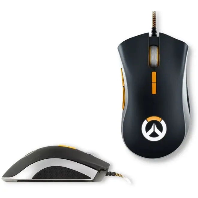 Ігрова дротова оптична миша зі світлодіодним підсвічуванням Razer DeathAdder Overwatch Elite чорна (ЦУ-00030988) - фото 3