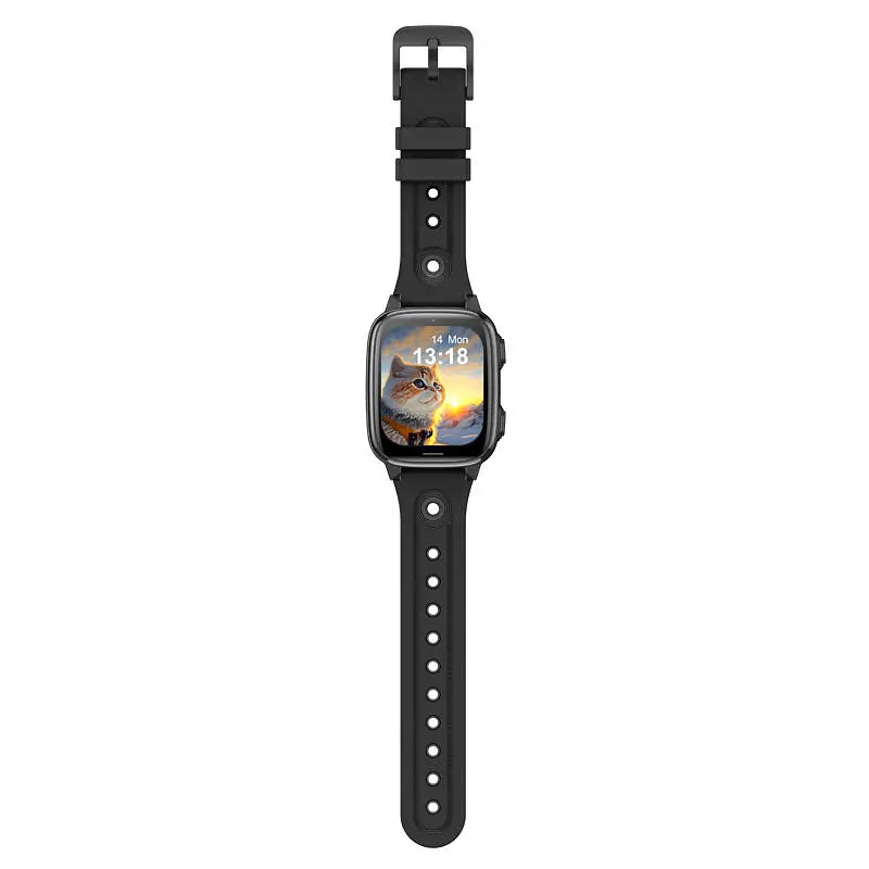 Смарт годинник-телефон дитячі Wonlex CT23 з відеодзвінком WI-FI GPS SIM-карта Black (18356) - фото 4
