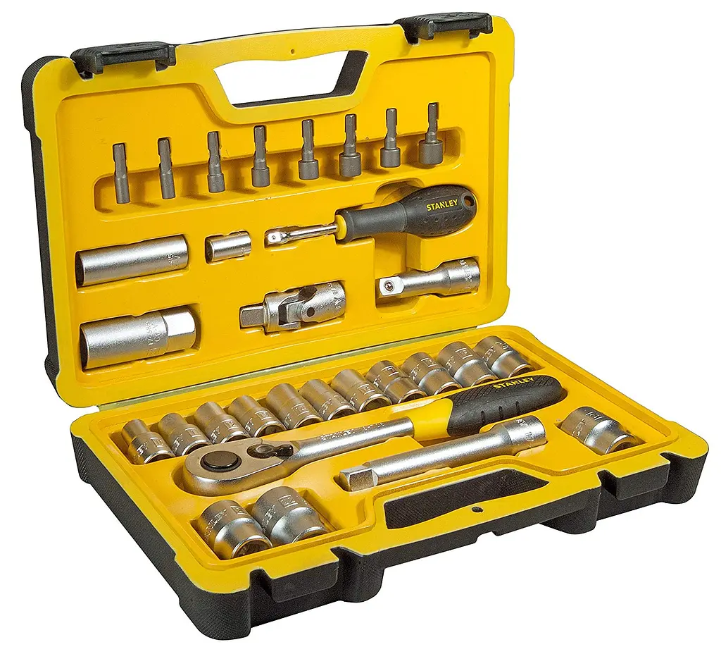 Набір інструментів Stanley 1/2" в кейсі, 30 шт