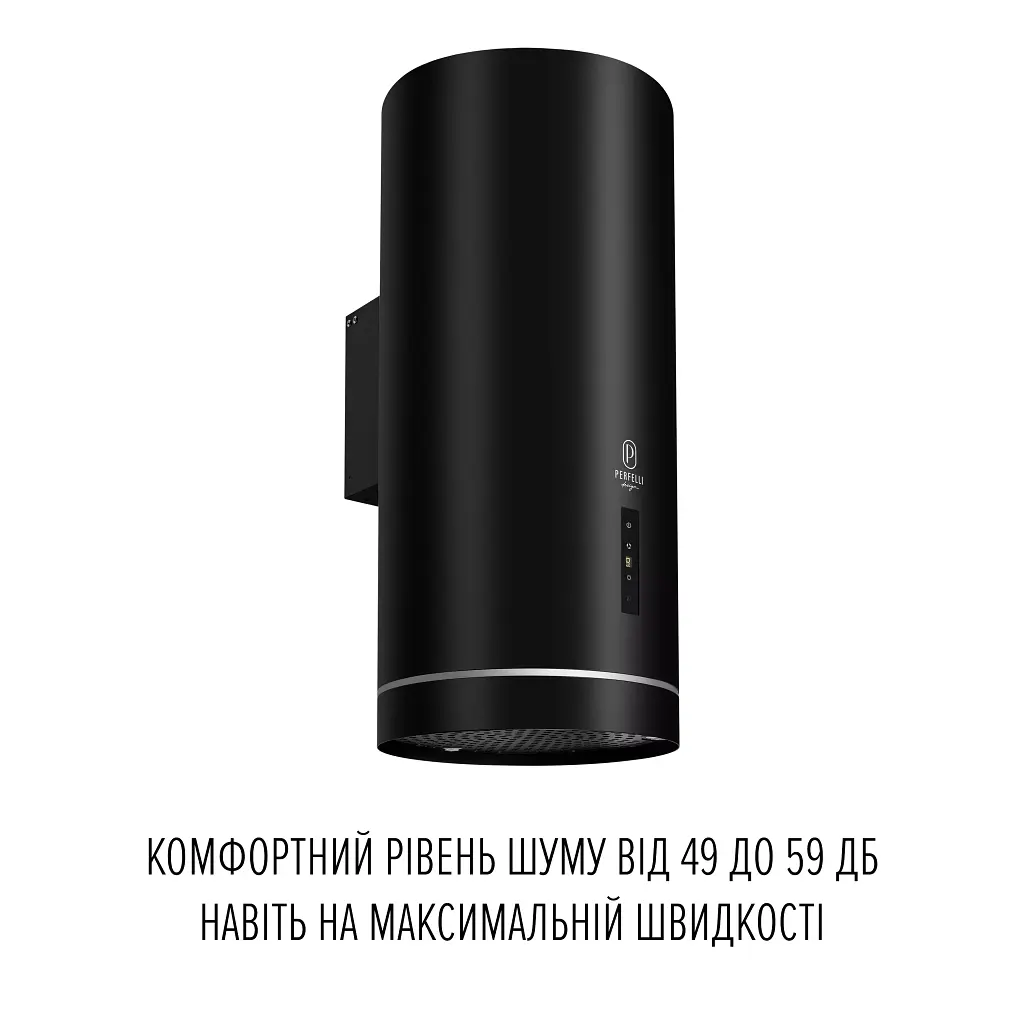 Витяжка пристінна PERFELLI DESIGN RICCO 35 NERO SILENZIO - фото 3