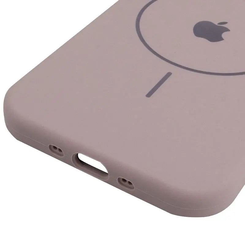 Чехол Epik Silicone Case Full Protective (AA) V2 with MagSafe для Apple iPhone 17 Air (6.5) Серый / Lavender - фото 5