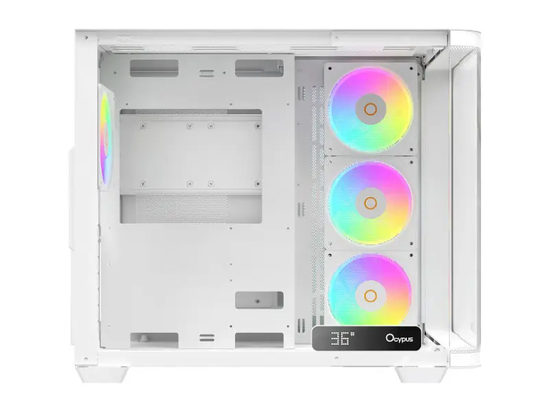 Корпус OCYPUS Iota C70 Curve ARGB White (IOTA-C70-WHD400CD-GL) - фото 4
