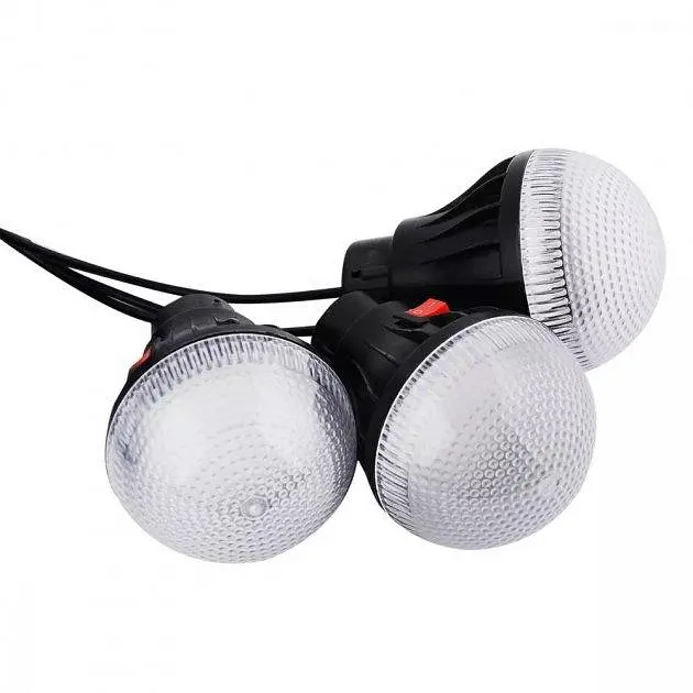 Сонячна зарядна станція Cclamp CL-01 4W + LED ліхтар + лампочки + Power Bank - фото 3