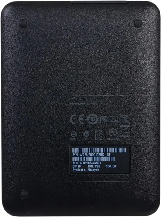 Зовнішній жорсткий диск 1TB Western Digital Elements Portable 2.5" USB 3.0 Black (WDBUZG0010BBK-WESN) - фото 2