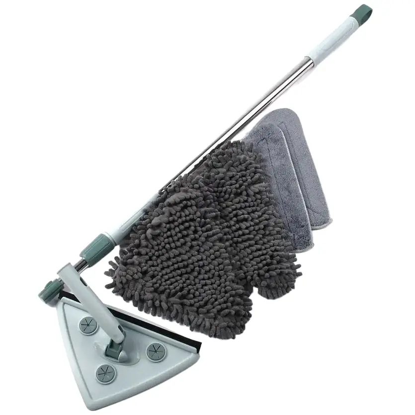 Швабра трикутна Supretto для миття вікон обертальна (8192) - фото 8