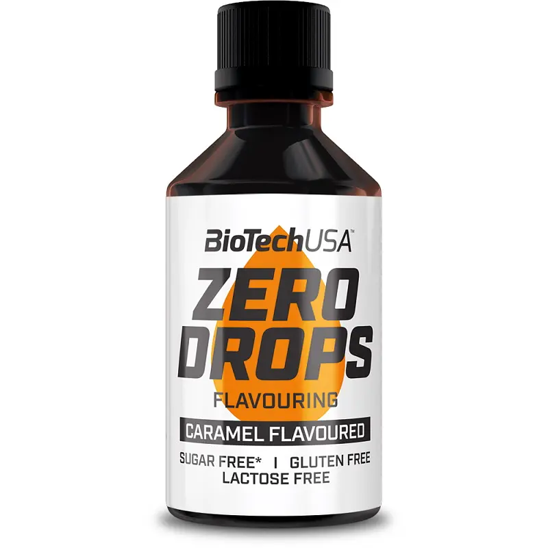 Замінник харчування BioTech Zero Drops, 50 мл - Карамель