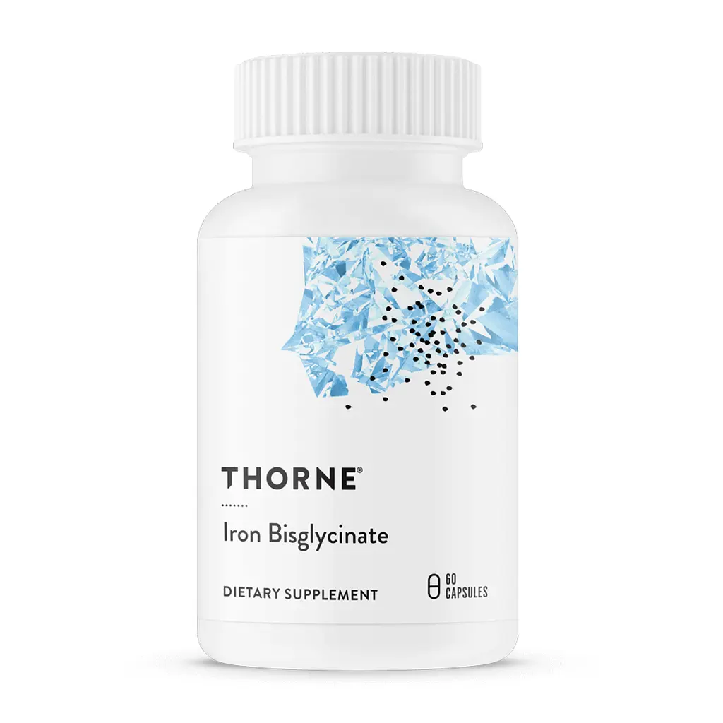 Залізо Thorne Iron Bisglycinate - 60 таблеток