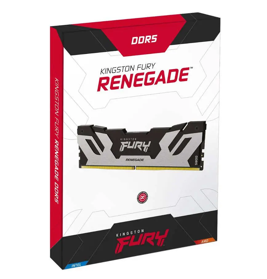 Оперативна пам'ять Kingston FURY 48 GB DDR5 6000 MHz Renegade Silver (KF560C32RS-48) - фото 3