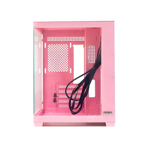 Корпус GTL Gaming Infinity, Pink, без БП, Mid Tower, Micro ATX/Mini ITX, 1xUSB 3.0/2xUSB 2.0, макс. CPU – 160 мм/VGA – 320 мм, боковая и передняя панель из закаленного стекла (GTLN275-1P) - фото 2