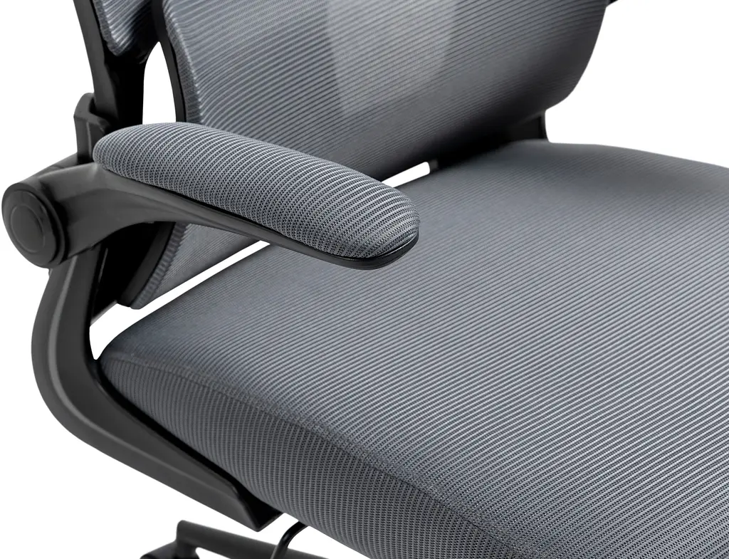 Офісне крісло GT Racer X-5728, чорно-сіре (X-5728 Black/Gray) - фото 6