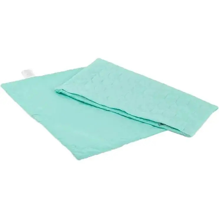 Чохол на подушку Руно Tiffany на блискавці стьобаний мікрофайбер+велюр 50х70 см м'ятний (382.55_Tiffany) - фото 3