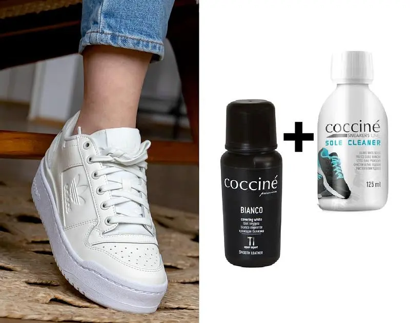 Набір для догляду за білими взуттям Coccine sneakers sole cleaner 125мл + COCCINE BIANCO 75мл - фото 6