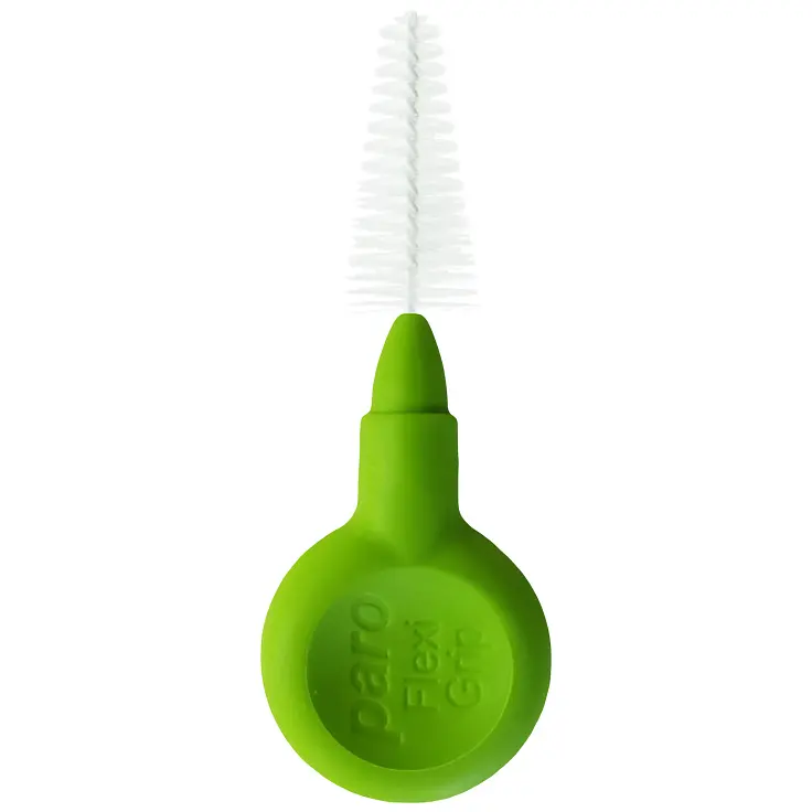 Межзубные ершики Paro Swiss Flexi Grip средние конические 3/8 мм 4 шт. салатовые (Esro AG) - фото 2