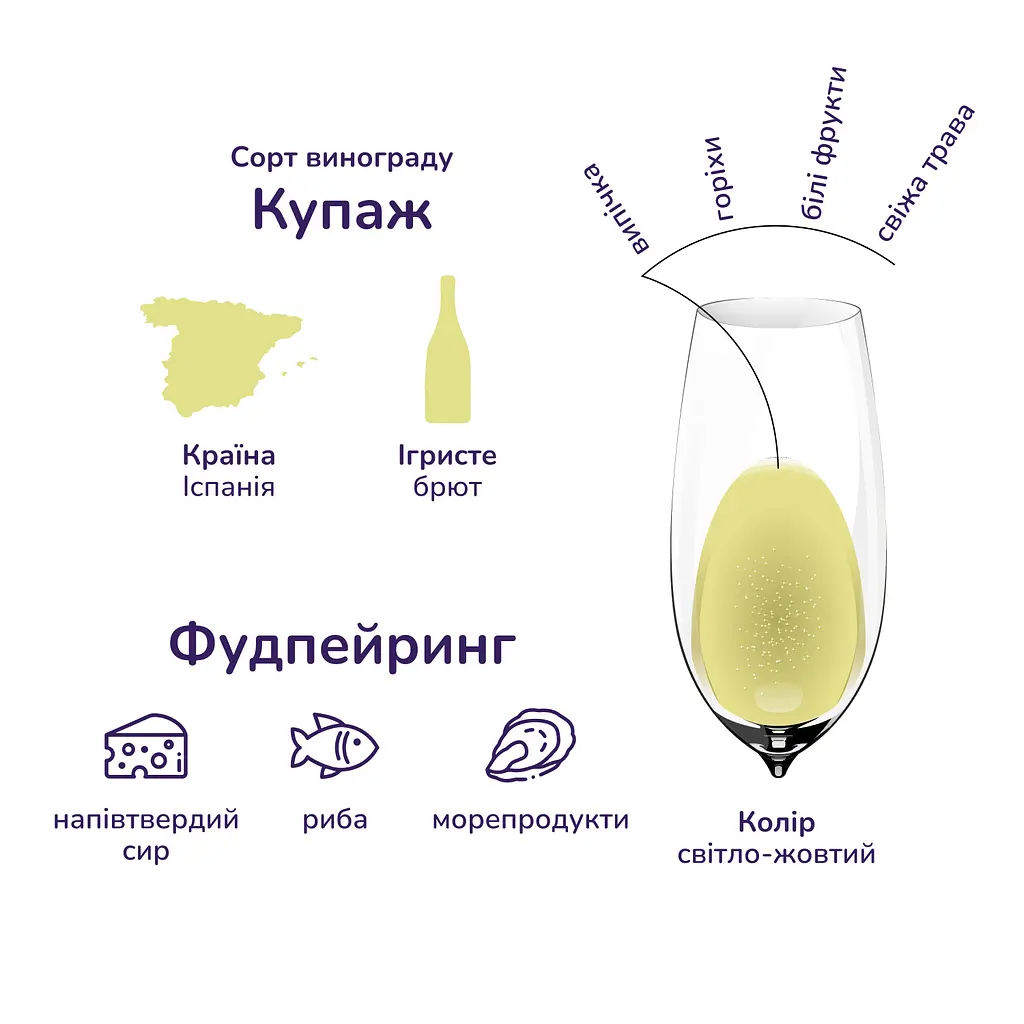 Вино ігристе Felix Solis Provetto Bianco Brut, біле, брют, 10,5%, 0,75 л (8000016594804) - фото 2