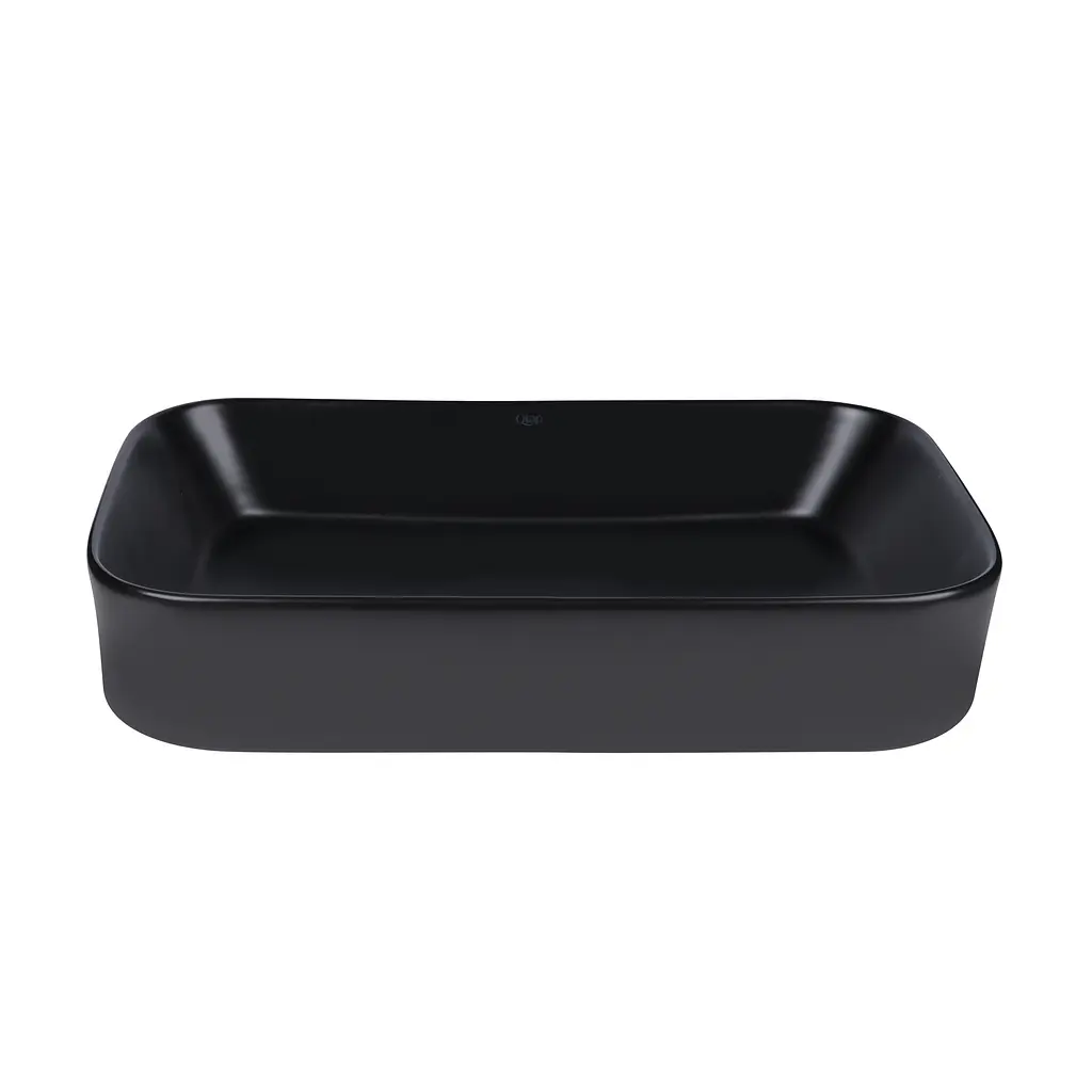 Умивальник Qtap Scorpio 550x390x120 Black matt QT14112243MBN, Чорний матовий - фото 2