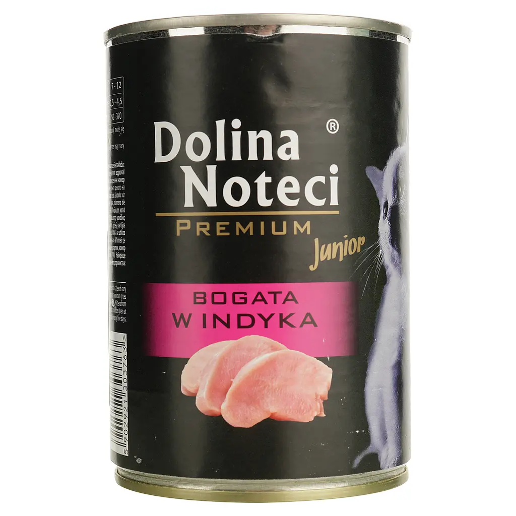 Влажный корм для котят Dolina Noteci Premium kitten Мясные кусочки в соусе с индейкой 400 г - фото 2