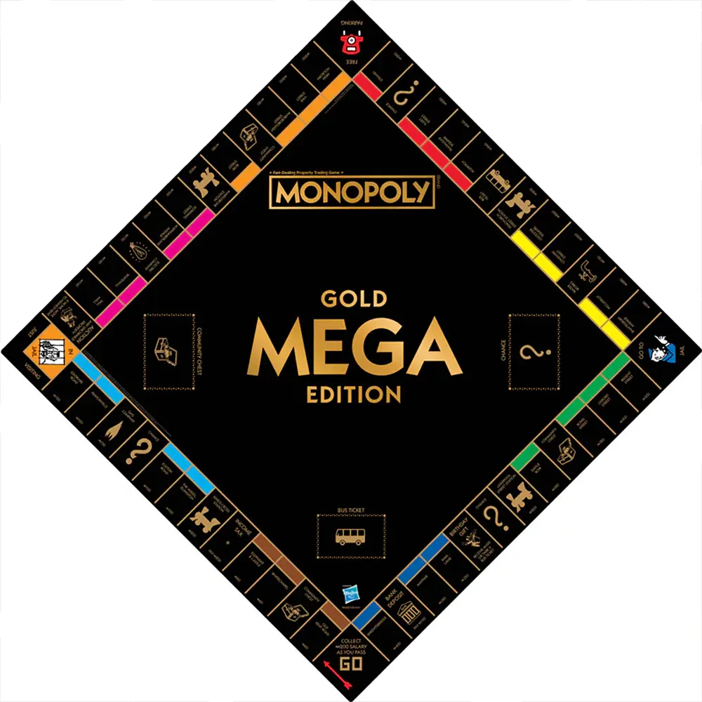 Настільна гра MONOPOLY Mega Gold - UK - фото 3