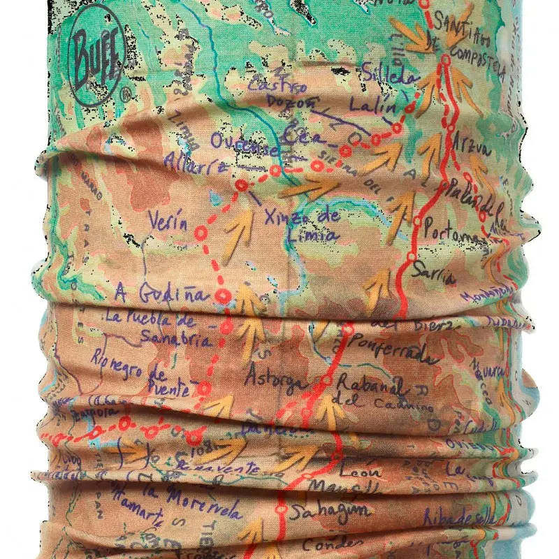Бафф Buff Camino CoolNet UV+ Geo multi Кофейный - фото 2