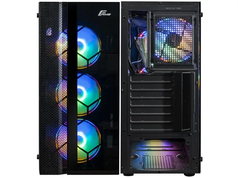 Корпус Frime NUCLEUS BLACK USB 3.0 БЕЗ БП - фото 2