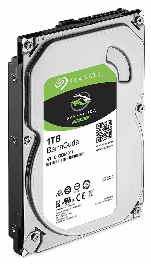 Жесткий диск HDD SATA Seagate BarraCuda 7200 об/мин 1,0 ТБ 64 МБ (ST1000DM010) - фото 2