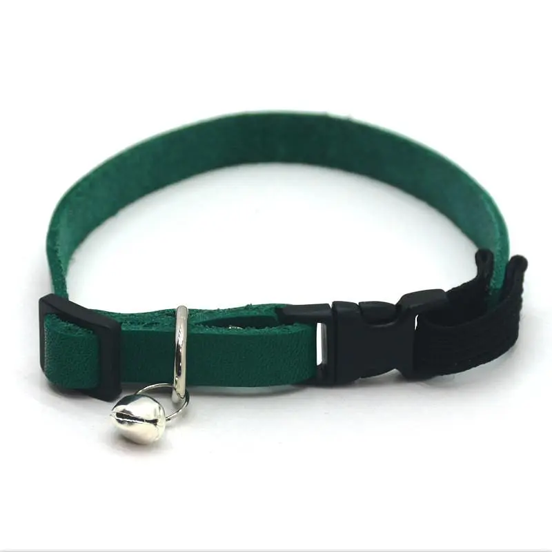 Нашийник для котів та малих собак Zoo-hunt шкіра О Дзвіночок 1,0 см Червоний - фото 7