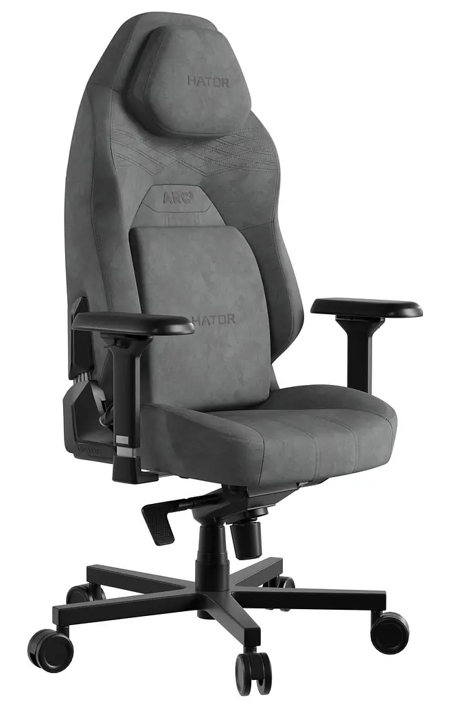Игровое кресло HATOR Arc 3 L Velour Grey (HTC3446L) - фото 3