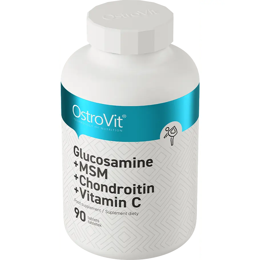 Диетическая добавка OstroVit Glucosamine + MSM + Chondroitin + Vitamin C 90 таблеток - фото 2