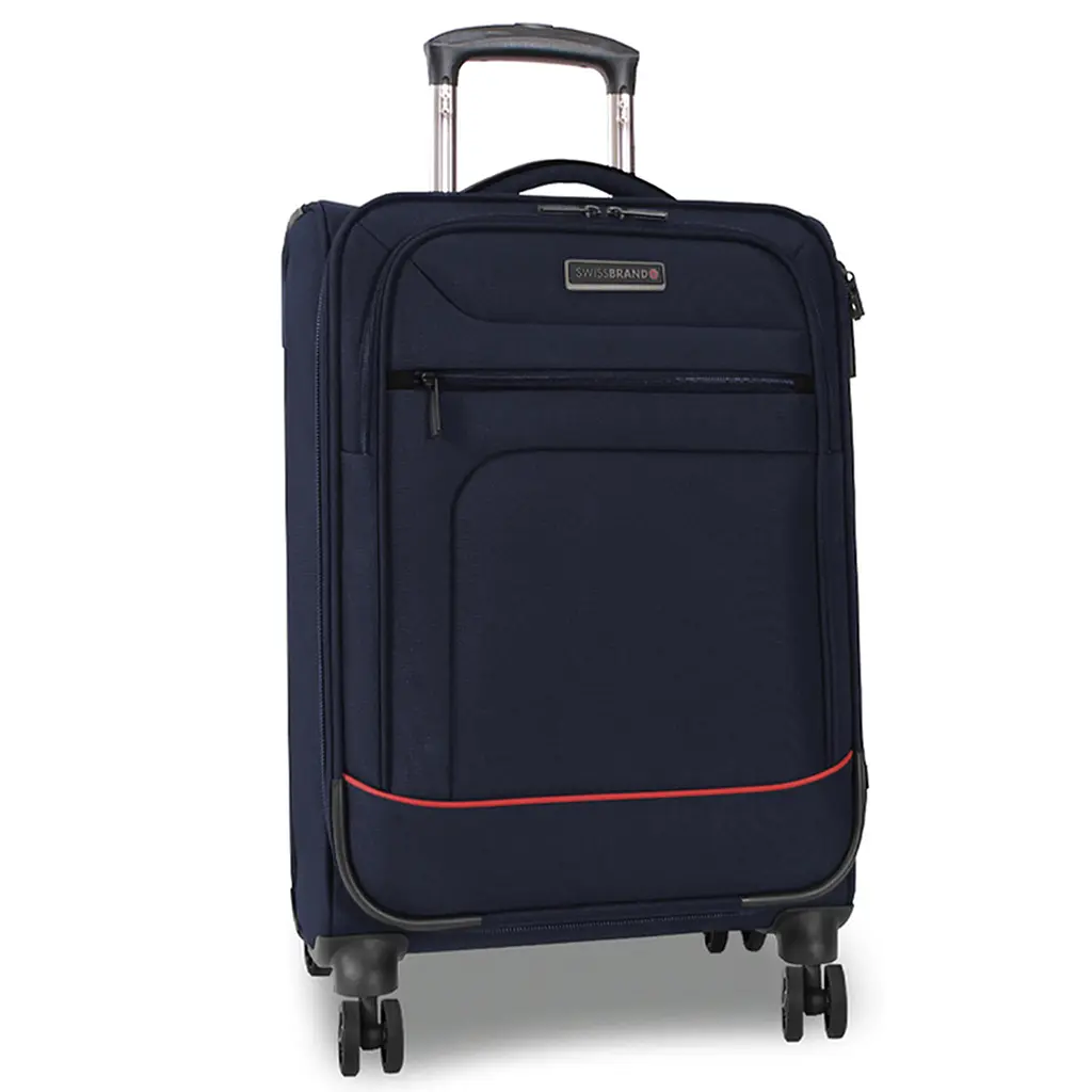 Валіза велика Swissbrand Alford (L) Polyester Navy (SWB_LBALF603L)