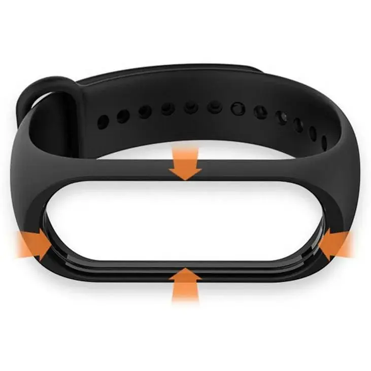 Силиконовый ремешок BeCover для Xiaomi Mi Smart Band 7 White (707486) - фото 3