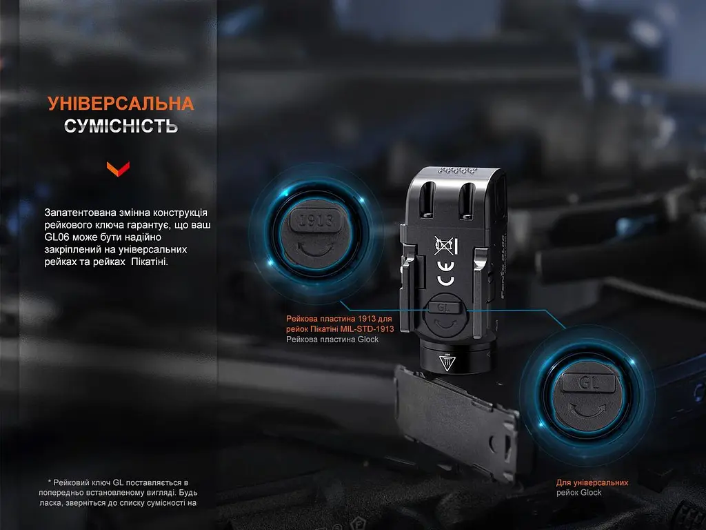 Фонарь к пистолету Fenix GL06 - фото 7