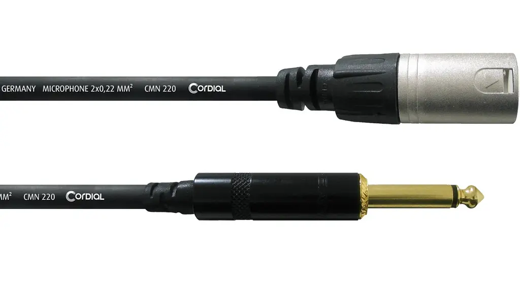 Микрофонный кабель Jack 6.3 Mono — XLR Male 10м Cordial CCM 10 MP