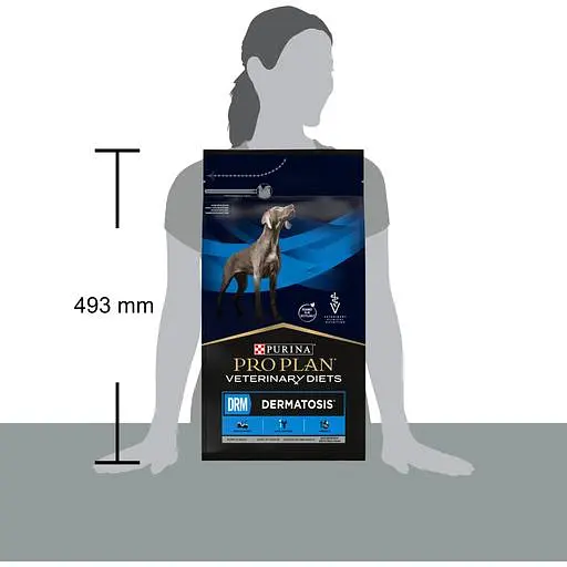 Сухий дієтичний корм для цуценят та дорослих собак Purina Pro Plan Veterinary Diets DRM Dermatosis для підтримання функції шкіри при дерматозах та надмірному випадінні шерсті 3 кг - фото 4