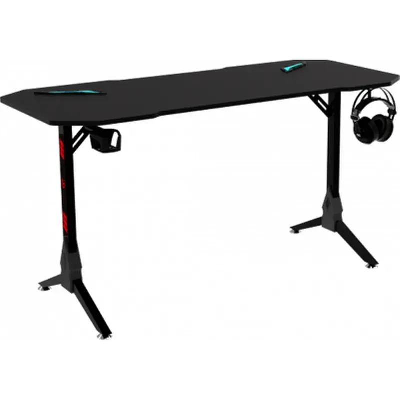 Комп'ютерний стіл GT Racer T-1211 Black (T-1211 (120x60x73) Black) - фото 4